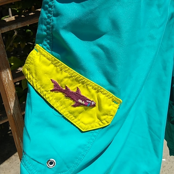 Maui&Sons Palm Board Shorts Size 32 - Picture 5 of 6